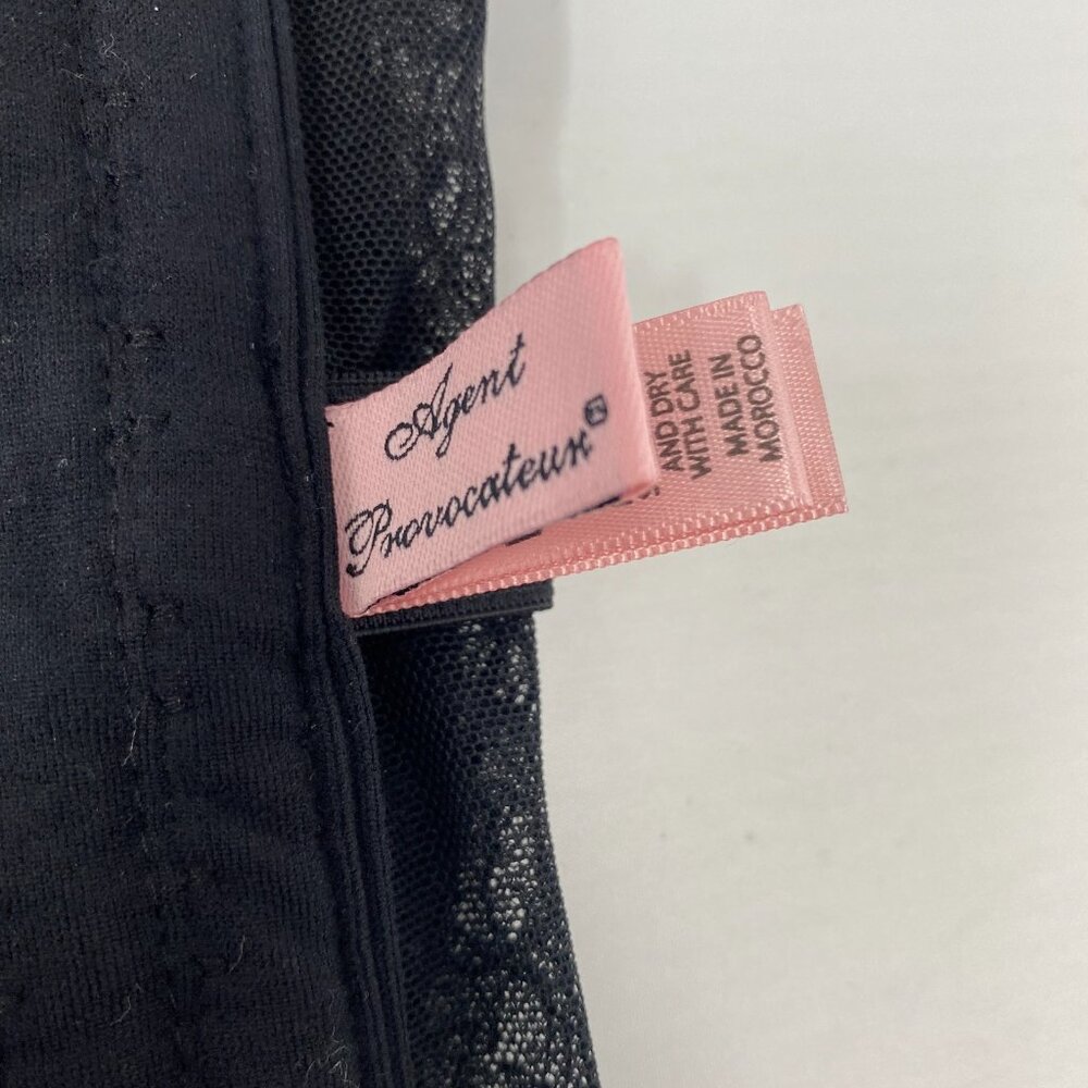 Agent Provocateur Alina Black Basque 36C New - Picture 13 of 14